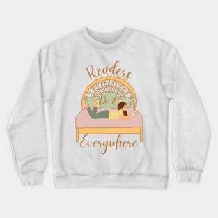 Readers do it Everywhere Crewneck Sweatshirt